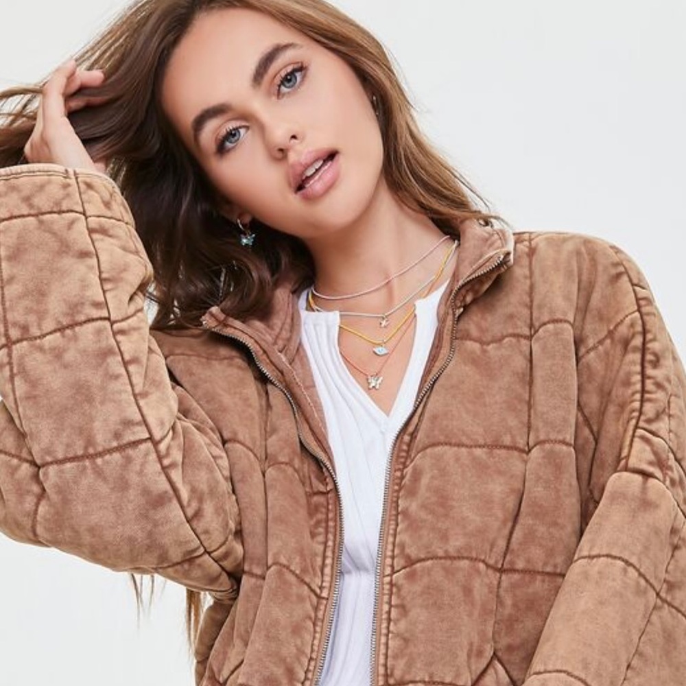 Forever 21 Quilt Jacket